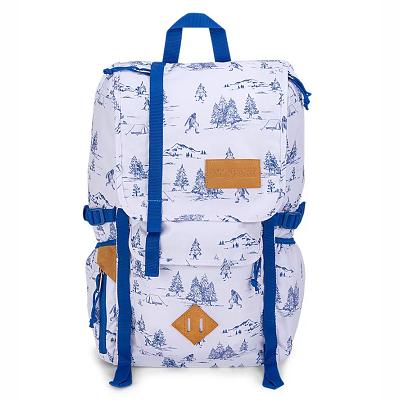 Zaini Da Viaggio JanSport Hatchet Bianche Blu | IT_JS344