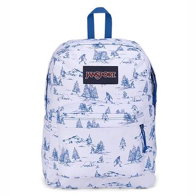 Zaini Porta PC JanSport SuperBreak® Plus Bianche Blu | IT_JS540