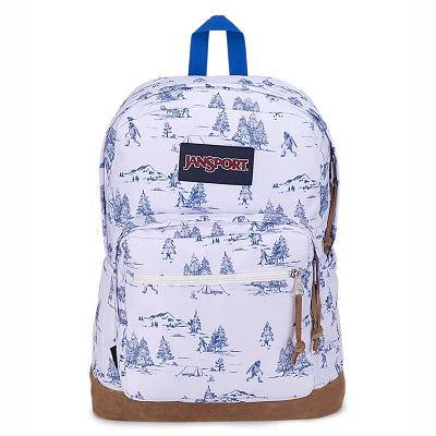 Zaini Scuola JanSport Right Pack Bianche Blu | IT_JS430