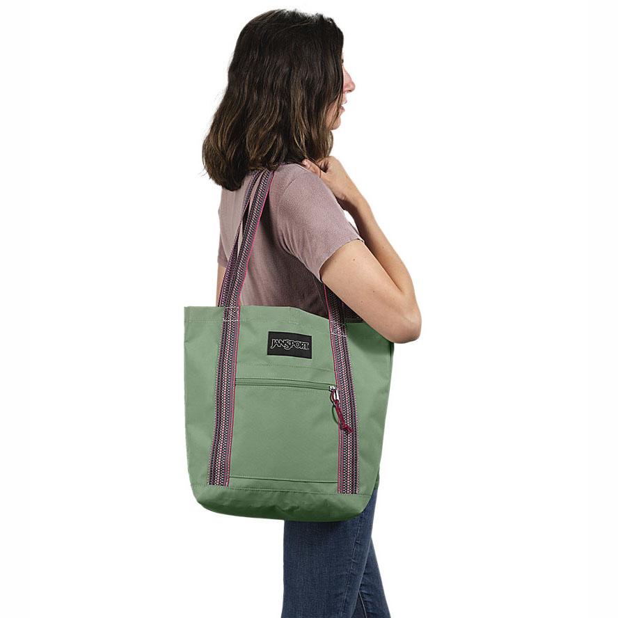 Borsa A Mano JanSport Restore Tote Verdi | IT_JS554