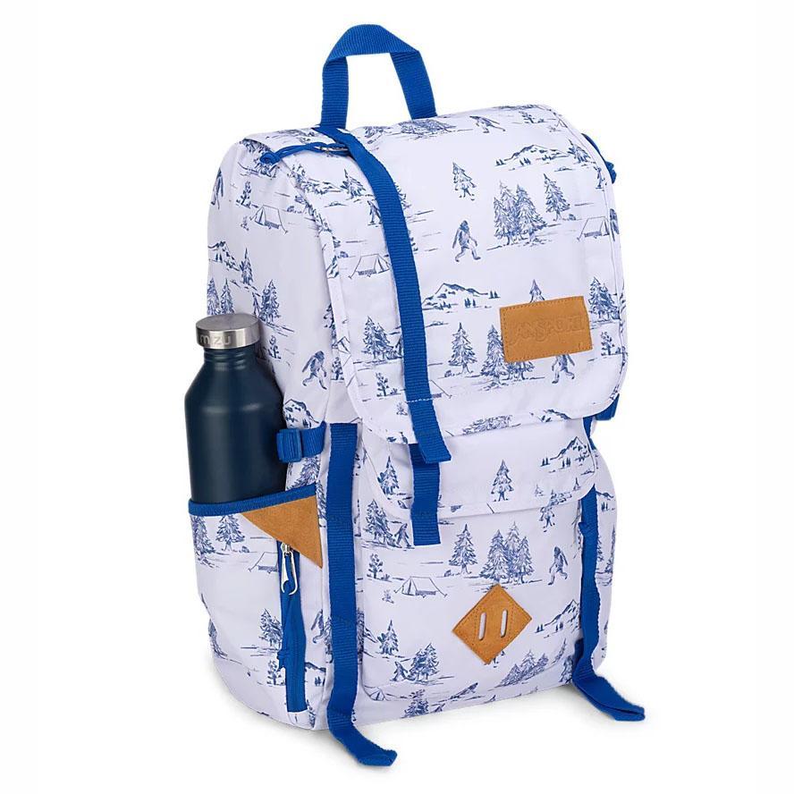 Zaini Da Viaggio JanSport Hatchet Bianche Blu | IT_JS344