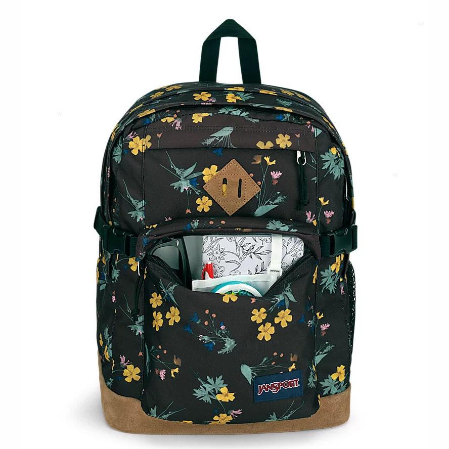 Zaini Porta PC JanSport DARK FLORA BUNDLE Marroni | IT_JS043