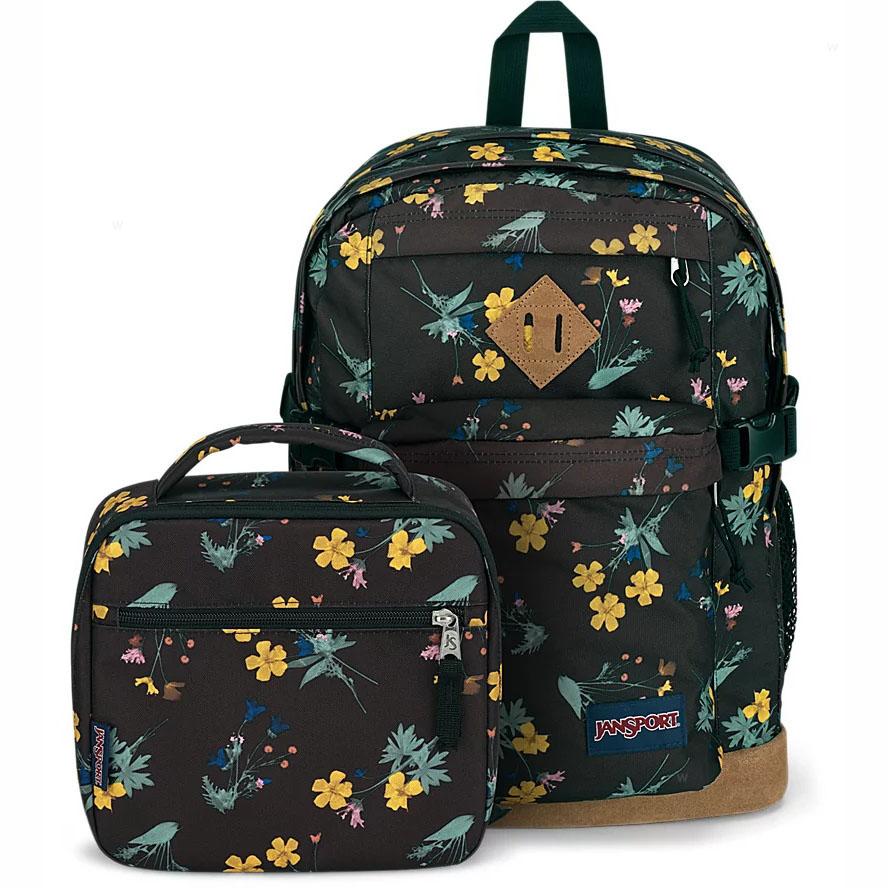 Zaini Porta PC JanSport DARK FLORA BUNDLE Marroni | IT_JS043