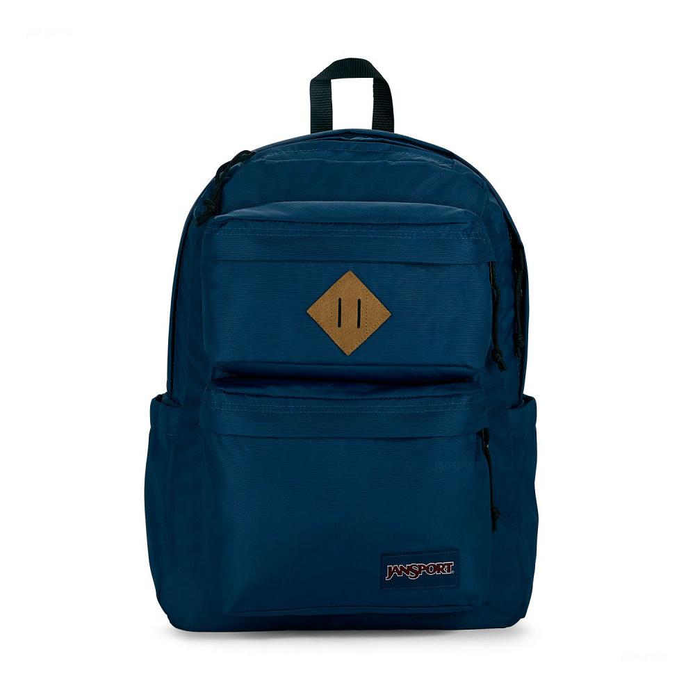 Zaini Porta PC JanSport Double Break Blu Marino | IT_JS461