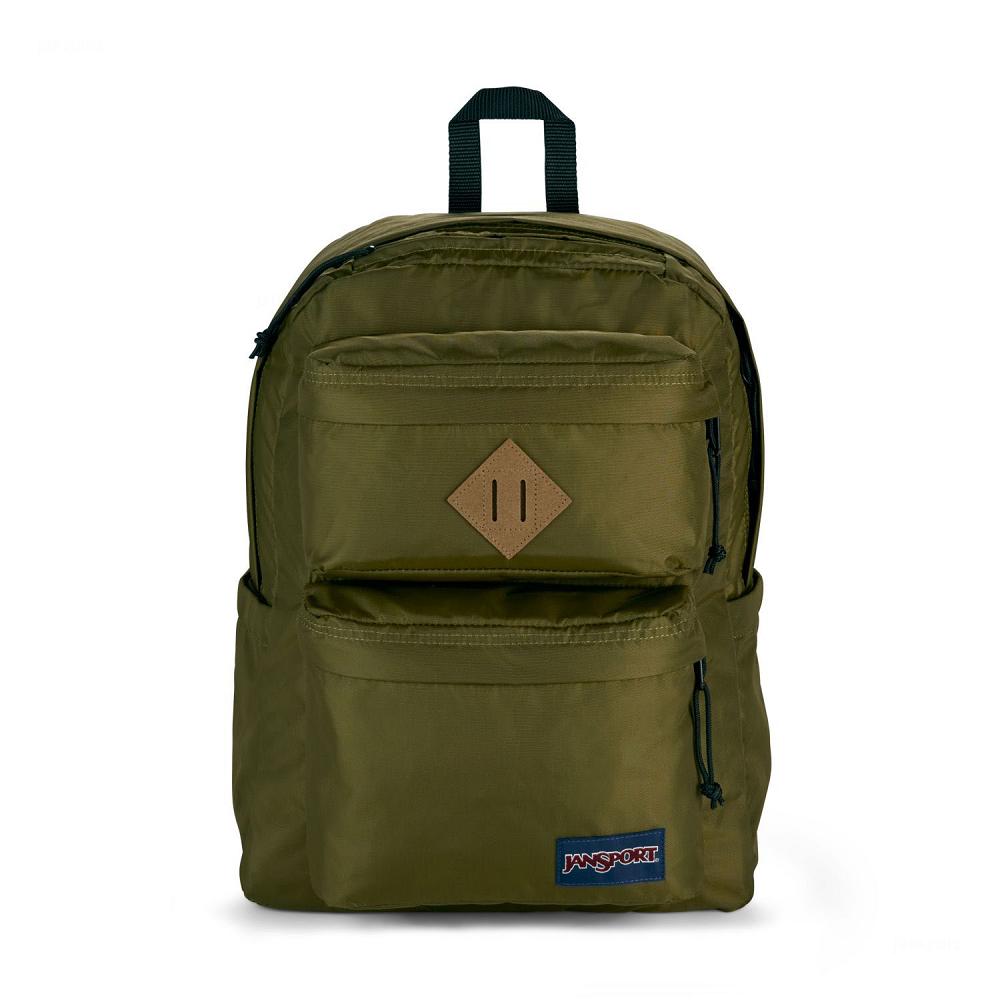 Zaini Porta PC JanSport Double Break Verde Oliva | IT_JS200