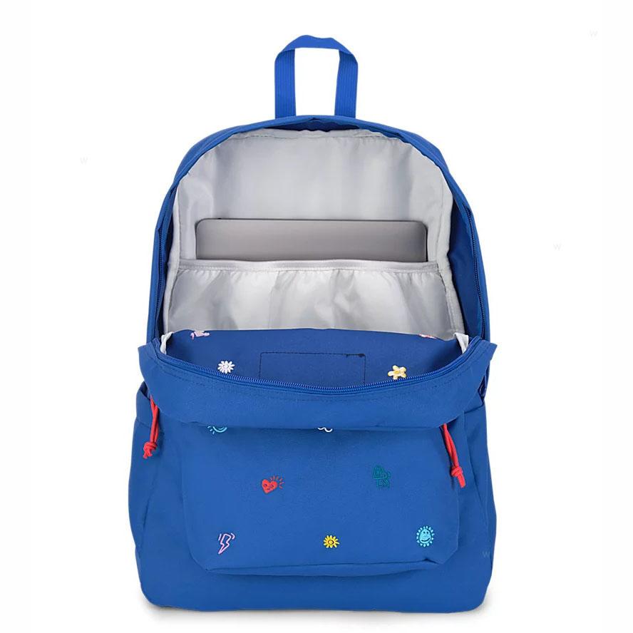 Zaini Porta PC JanSport KIDCORE CHARMS BUNDLE Blu | IT_JS515