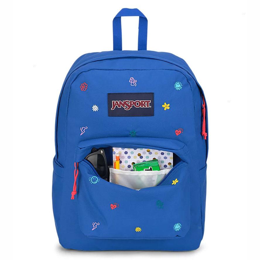 Zaini Porta PC JanSport KIDCORE CHARMS BUNDLE Blu | IT_JS515