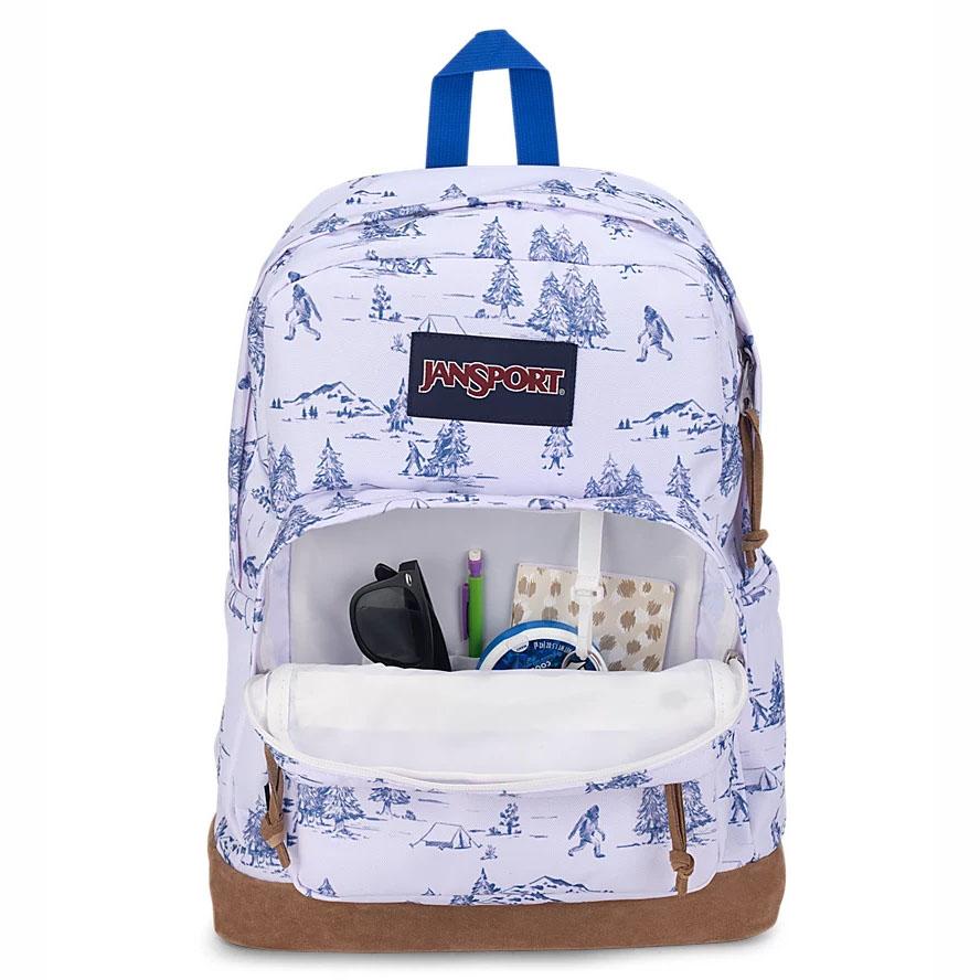 Zaini Porta PC JanSport Right Pack Bianche Blu | IT_JS517