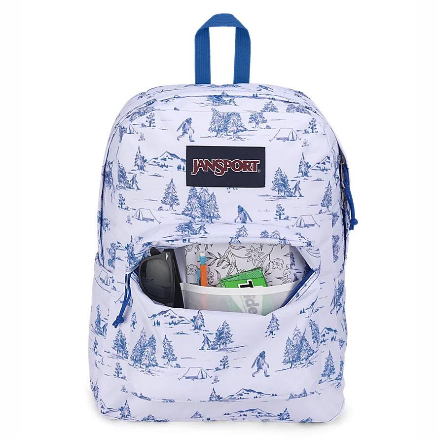 Zaini Porta PC JanSport SuperBreak® Plus Bianche Blu | IT_JS540