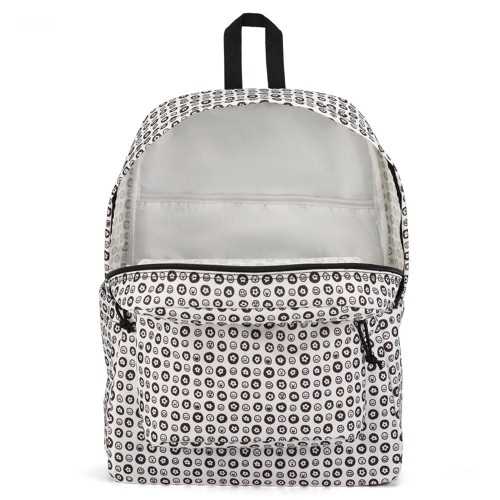 Zaini Porta PC JanSport SuperBreak® Plus Bianche Nere | IT_JS551