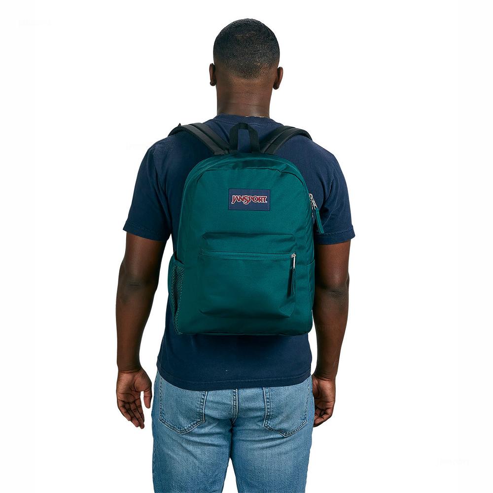 Zaini Scuola JanSport CROSS TOWN Verdi | IT_JS13B