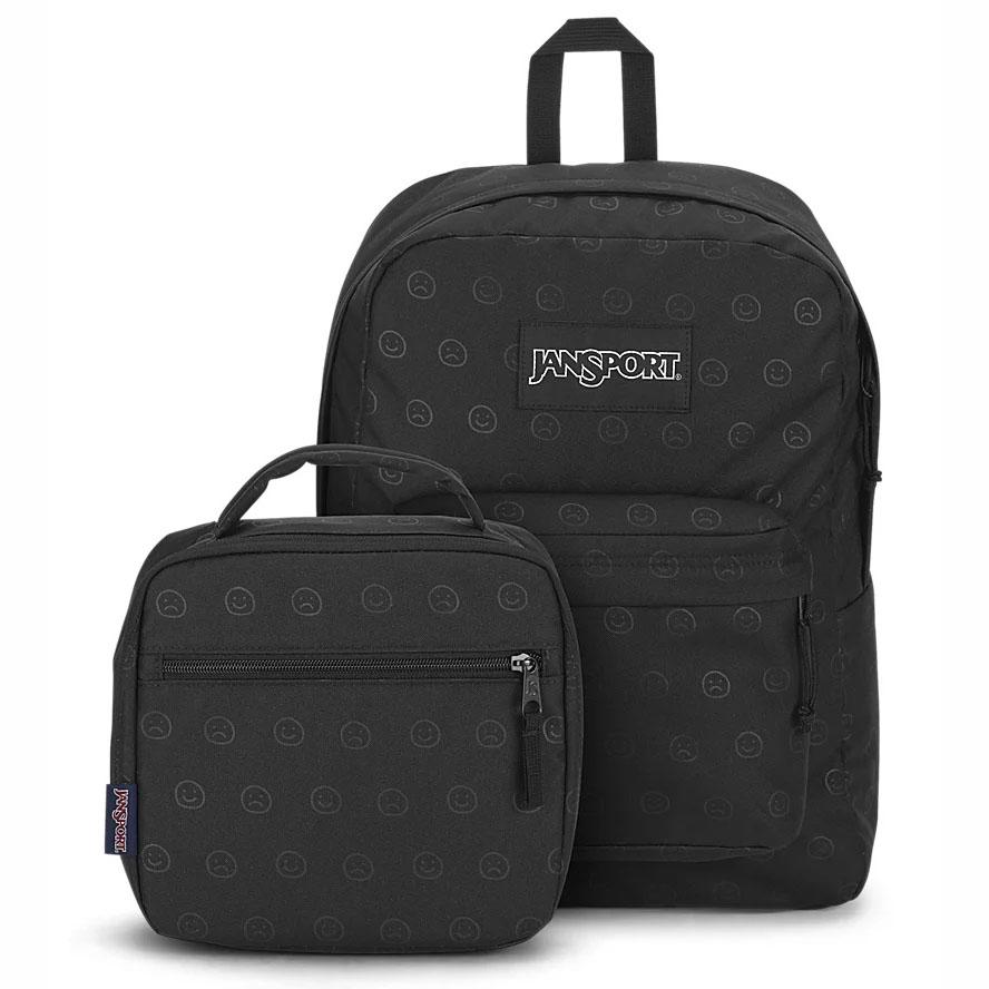 Zaini Scuola JanSport HAPPY AND SAD BUNDLE Nere | IT_JS012