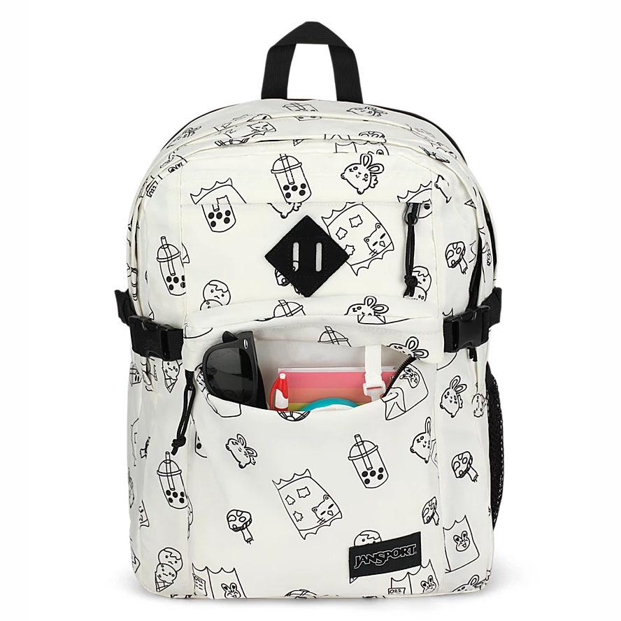 Zaini Scuola JanSport Main Campus Bianche | IT_JS130