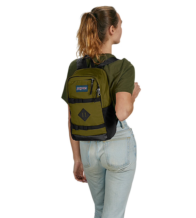 Zaini Scuola JanSport Off Campus Sling Verde Oliva | IT_JS098