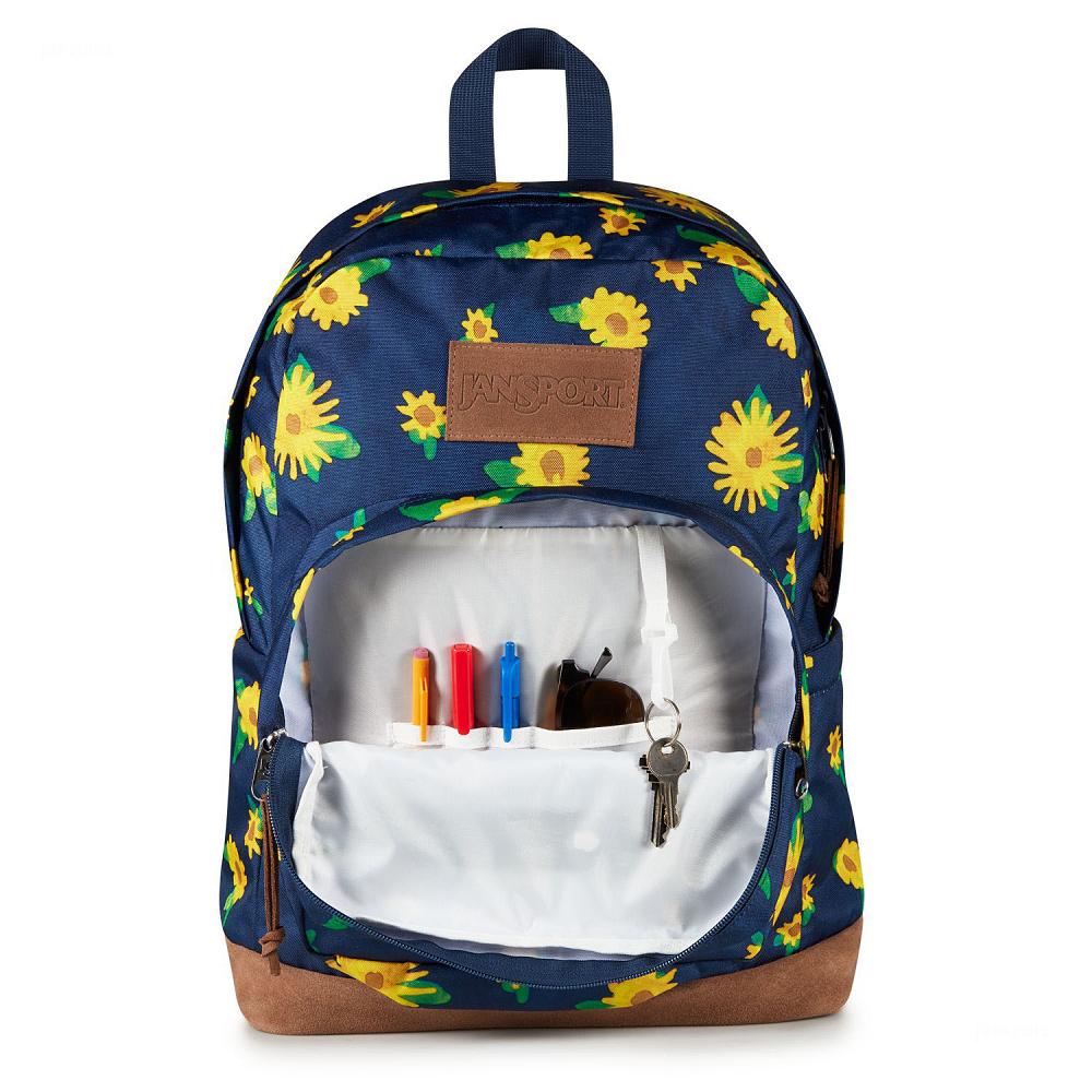 Zaini Scuola JanSport Right Pack Blu Marino Gialle | IT_JS203