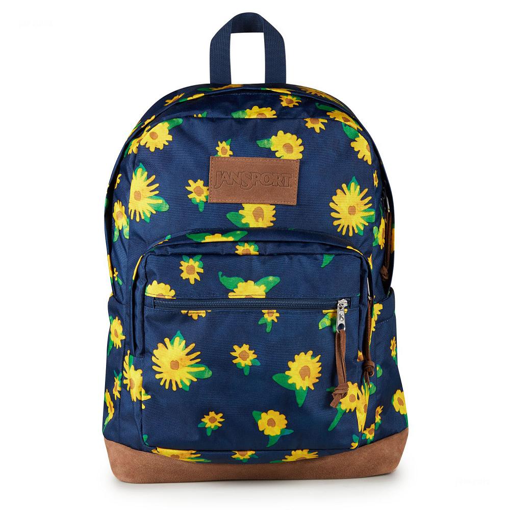 Zaini Scuola JanSport Right Pack Blu Marino Gialle | IT_JS203