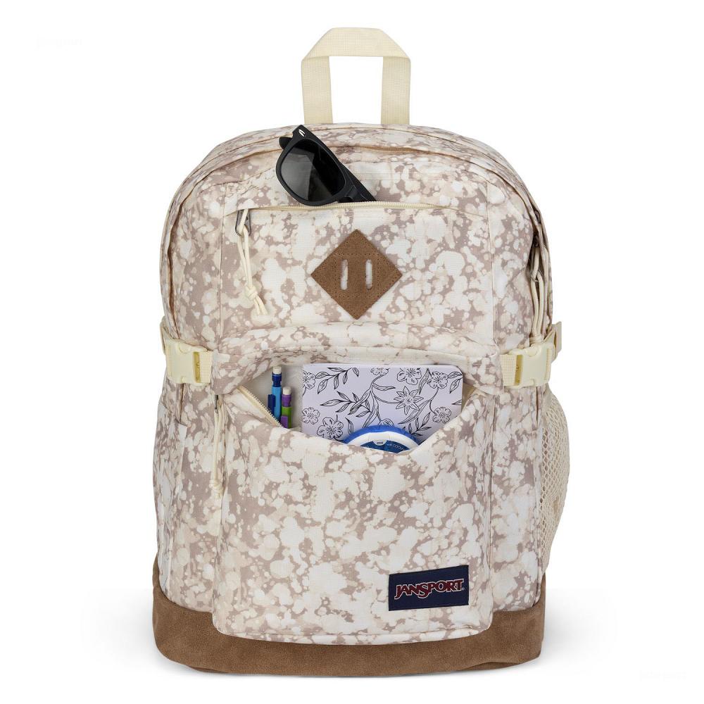 Zaini Scuola JanSport SUEDE CAMPUS Beige | IT_JS384