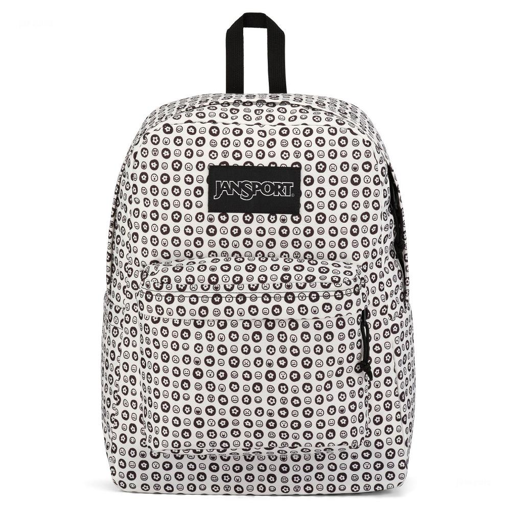 Zaini Scuola JanSport SuperBreak® Plus Bianche Nere | IT_JS108